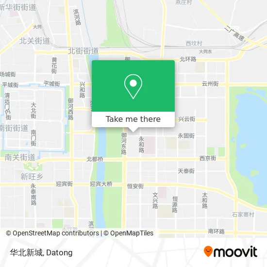 华北新城 map