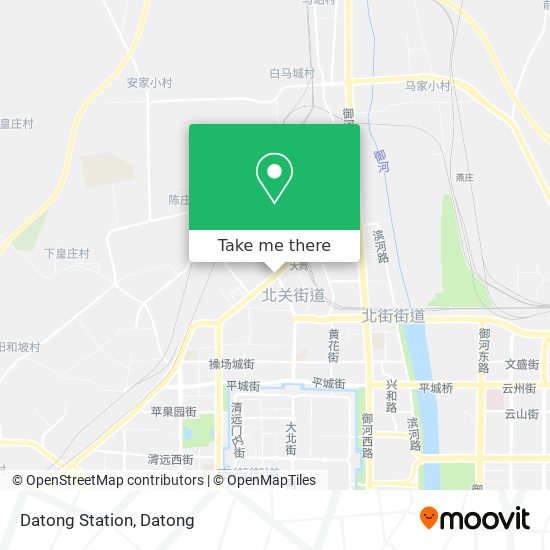 Datong Station map