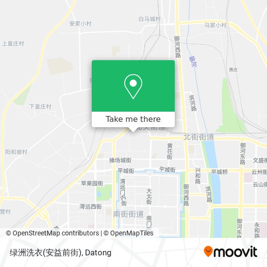 绿洲洗衣(安益前街) map