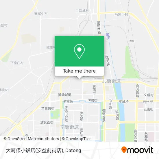 大厨师小饭店(安益前街店) map