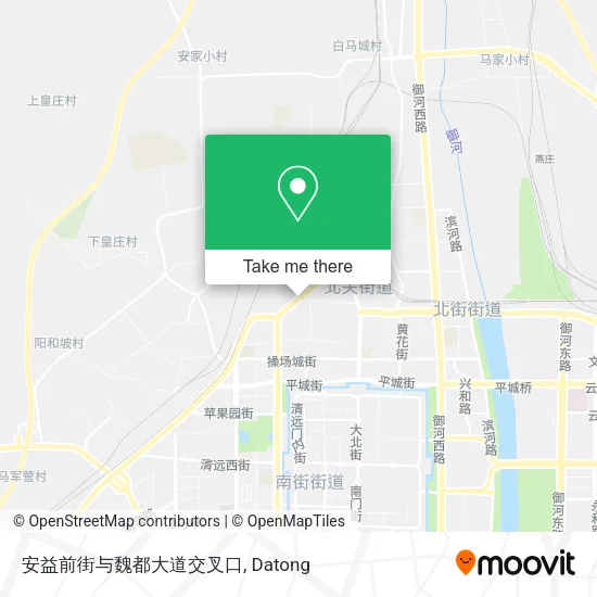 安益前街与魏都大道交叉口 map