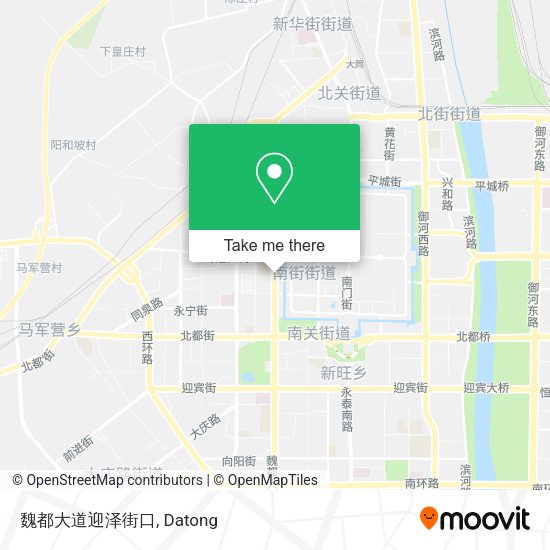 魏都大道迎泽街口 map