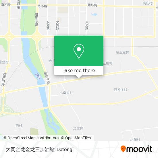 大同金龙金龙三加油站 map