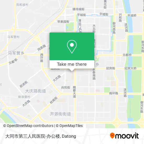 大同市第三人民医院-办公楼 map