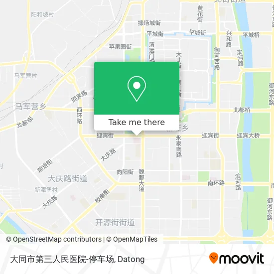 大同市第三人民医院-停车场 map