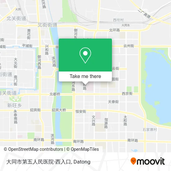 大同市第五人民医院-西入口 map
