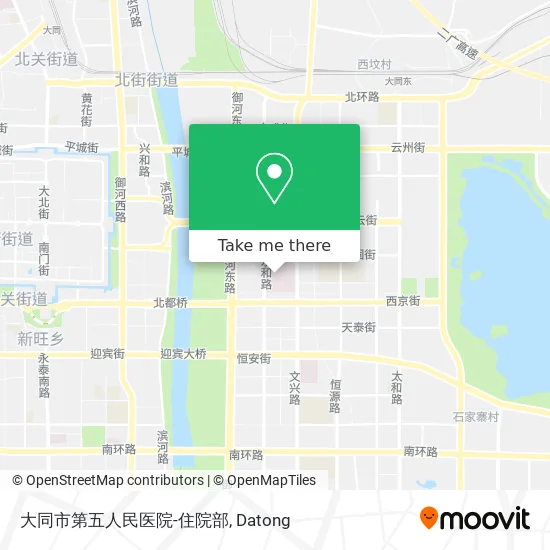 大同市第五人民医院-住院部 map