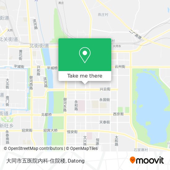 大同市五医院内科-住院楼 map