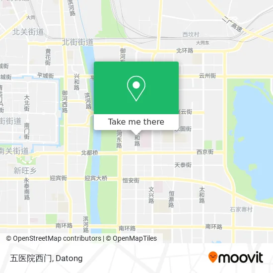 五医院西门 map