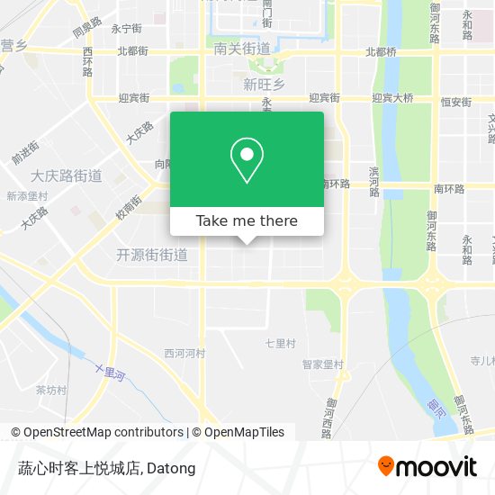 蔬心时客上悦城店 map