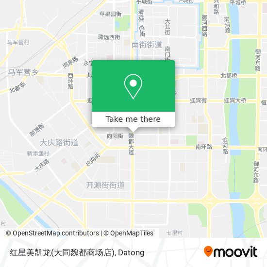 红星美凯龙(大同魏都商场店) map