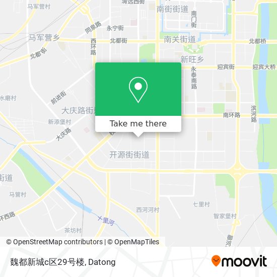 魏都新城c区29号楼 map