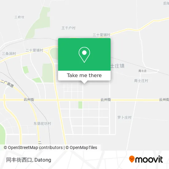 同丰街西口 map