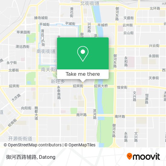 御河西路辅路 map