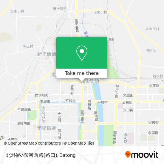 北环路/御河西路(路口) map