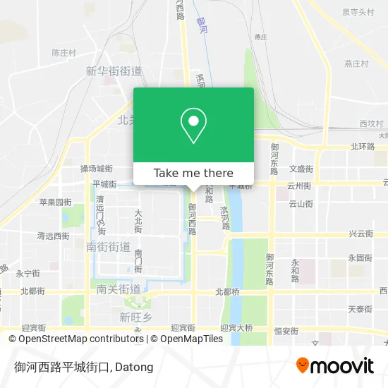 御河西路平城街口 map