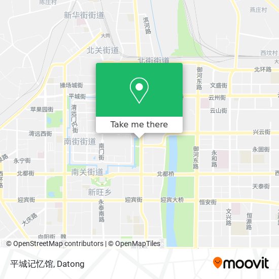平城记忆馆 map