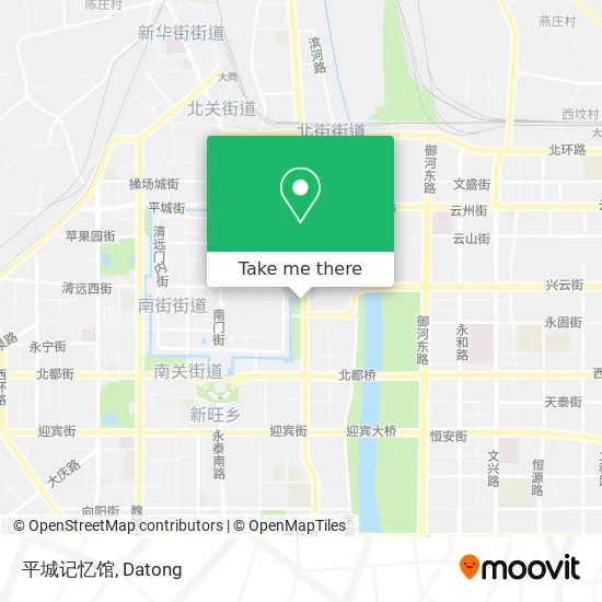 平城记忆馆 map