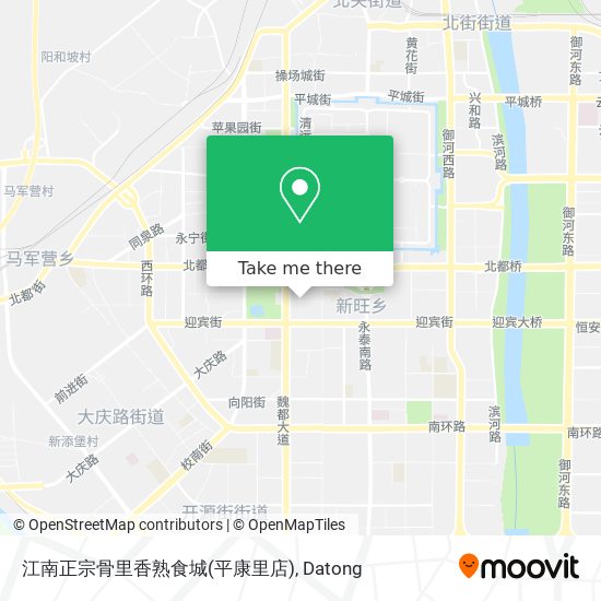 江南正宗骨里香熟食城(平康里店) map