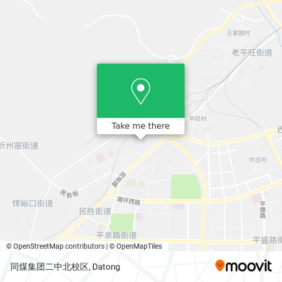 同煤集团二中北校区 map