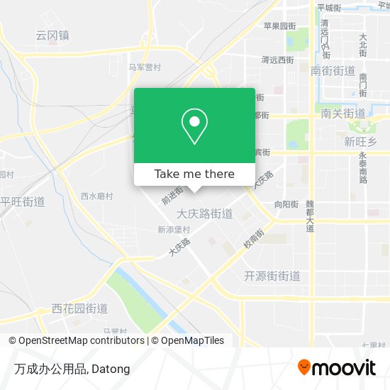 万成办公用品 map