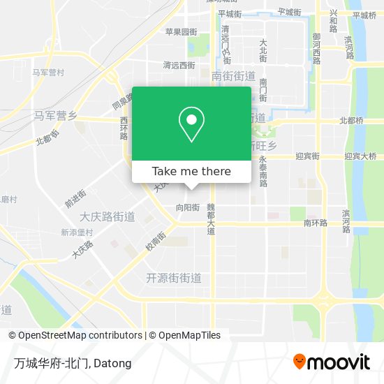 万城华府-北门 map