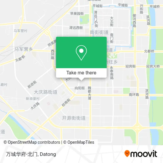 万城华府-北门 map