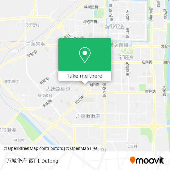 万城华府-西门 map