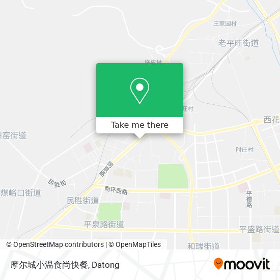 摩尔城小温食尚快餐 map