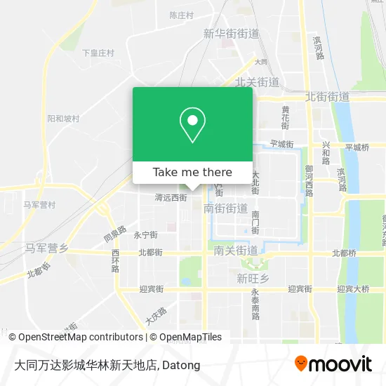 大同万达影城华林新天地店 map