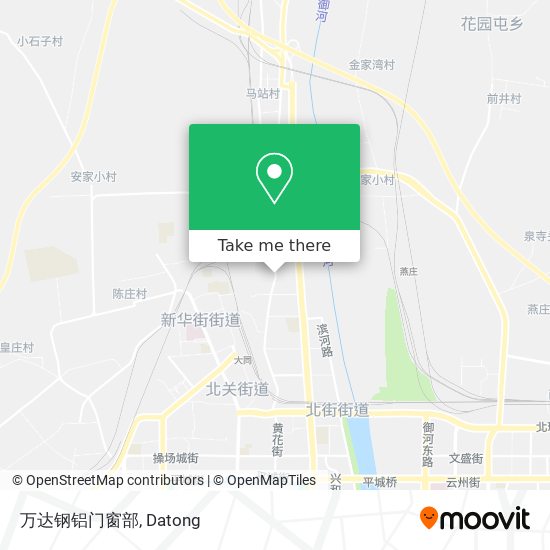 万达钢铝门窗部 map
