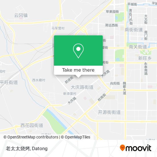 老太太烧烤 map