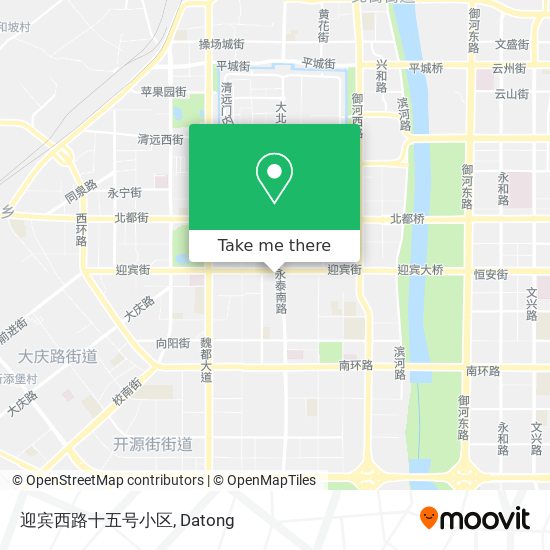 迎宾西路十五号小区 map
