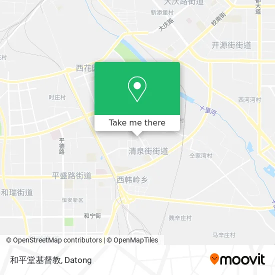 和平堂基督教 map