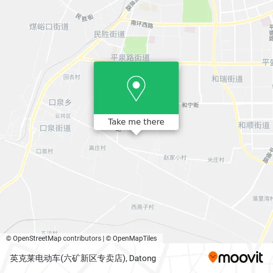 英克莱电动车(六矿新区专卖店) map