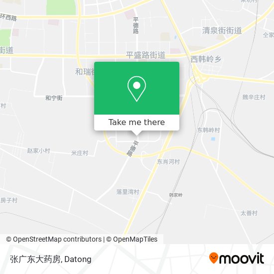 张广东大药房 map