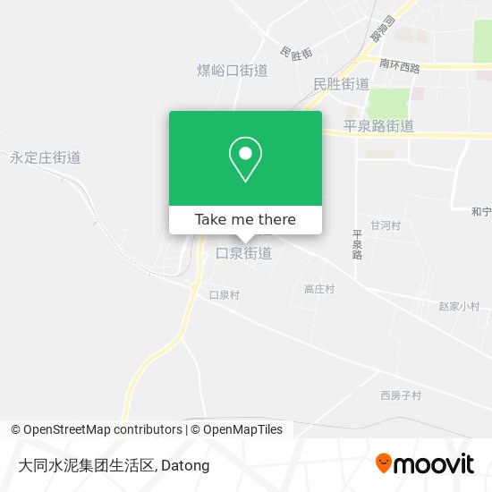 大同水泥集团生活区 map