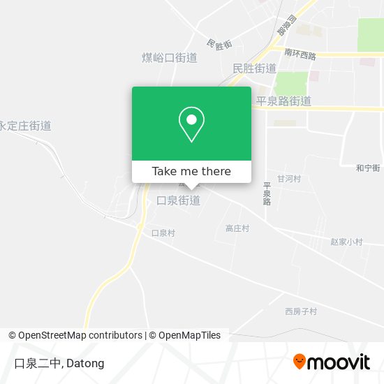 口泉二中 map
