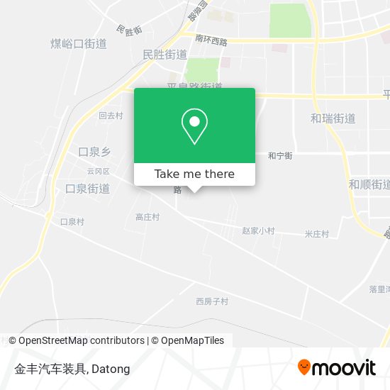 金丰汽车装具 map