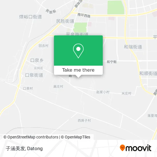 子涵美发 map