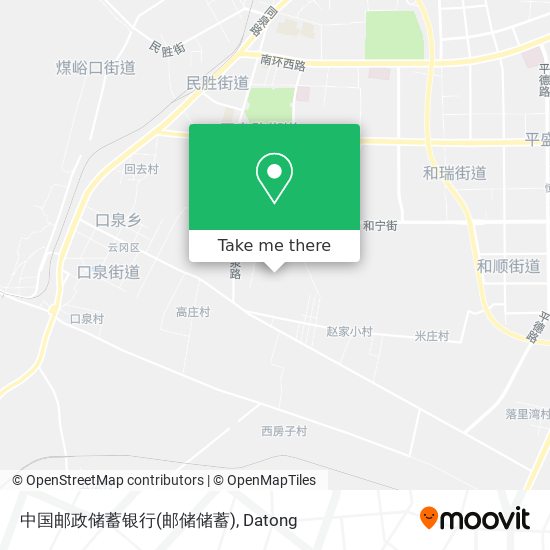 中国邮政储蓄银行(邮储储蓄) map