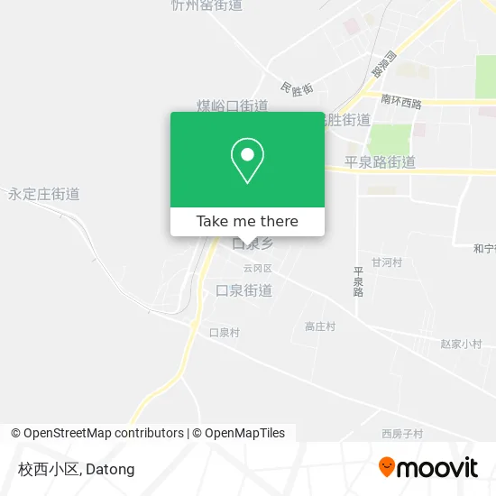 校西小区 map