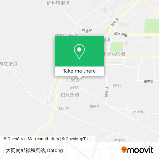大同南郊祥和宾馆 map