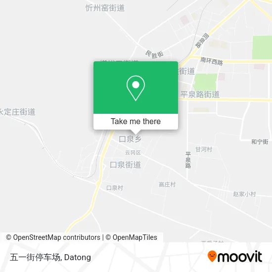 五一街停车场 map