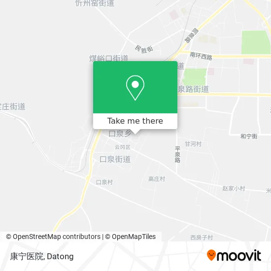 康宁医院 map