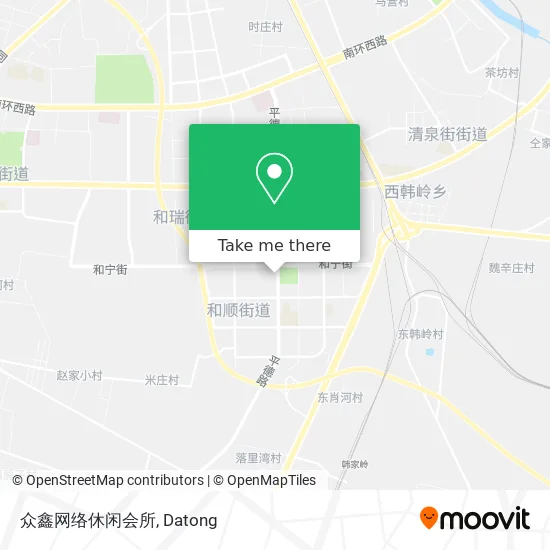 众鑫网络休闲会所 map