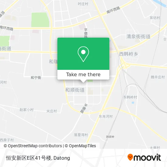 恒安新区E区41号楼 map