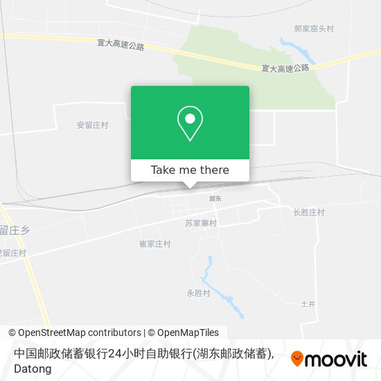 中国邮政储蓄银行24小时自助银行(湖东邮政储蓄) map