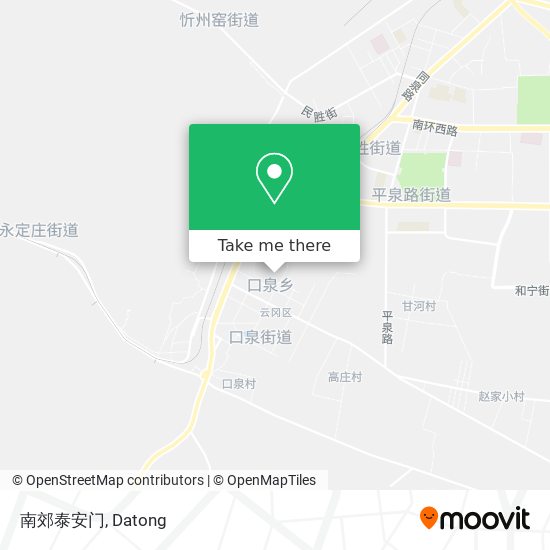 南郊泰安门 map