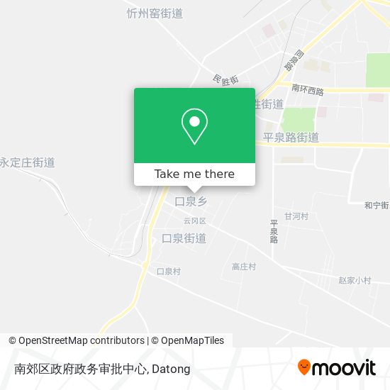南郊区政府政务审批中心 map